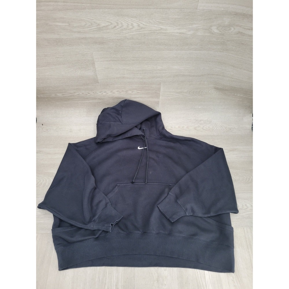 Nike Phoenix Fleece Oversized Hoodie Women's XL Black Pullover DQ5858-010